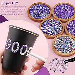 Resin Jelly Rhinestones for Crafting with B7000