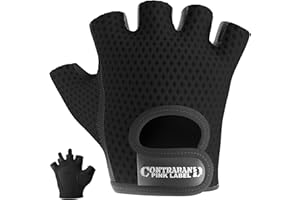 Contraband Pink Label 5307 Women's Design Series Diamond Mesh Lifting and Rowing Gloves (Pair) - Lightweight Vegan Medium Padded Microfiber Amara Leather w/Griplock Silicone