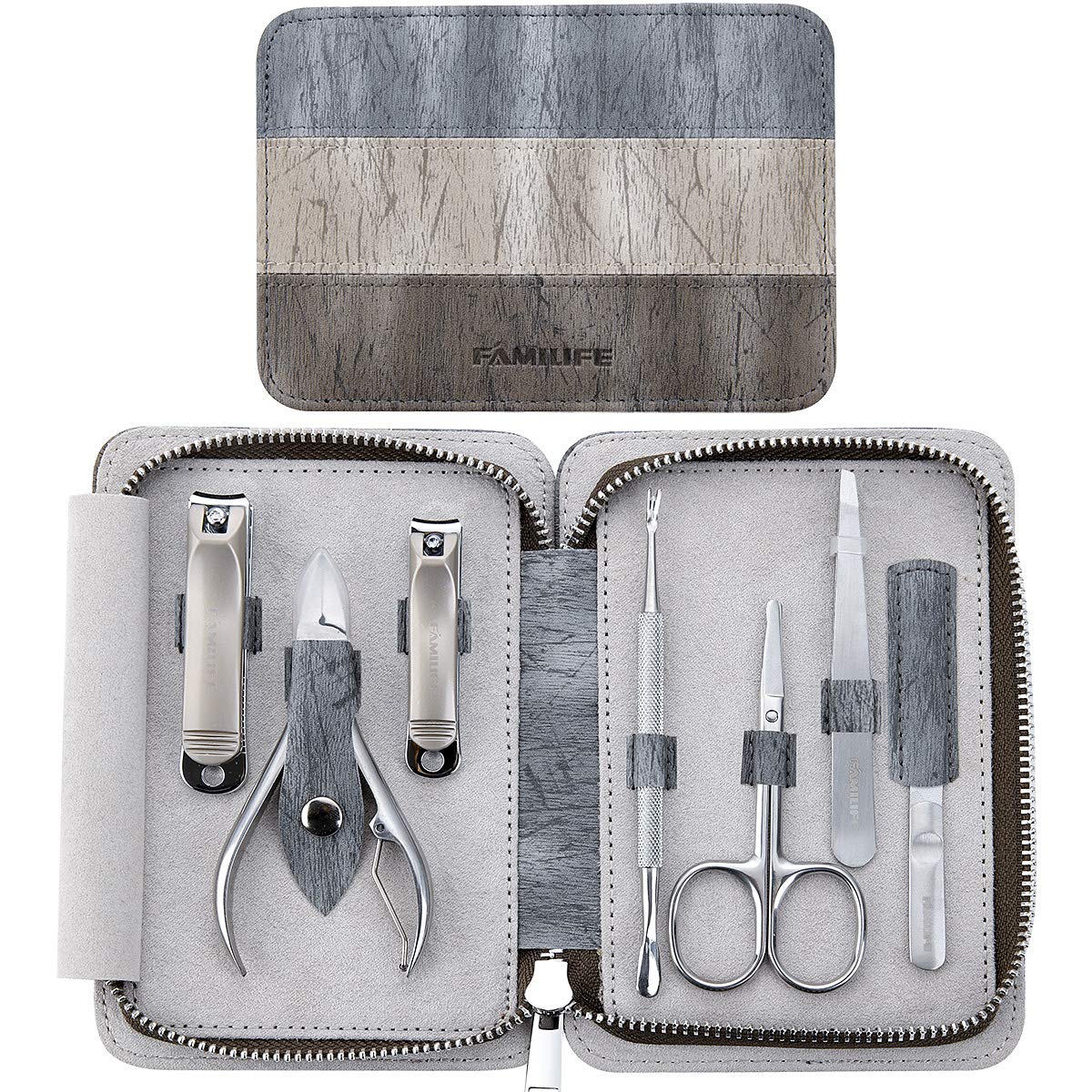 familife l01 stainless steel 11 in 1 manicure set