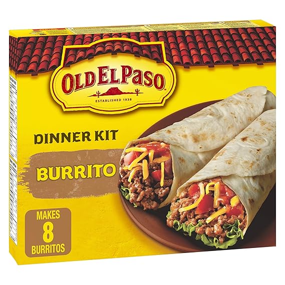 Amazon.com : Old El Paso Burrito Dinner Kit, 510g/18 oz {Imported from