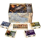 Gaming Trunk Wooden Organizer for Gloomhaven 2nd Edition. Gloom Tavern Insert