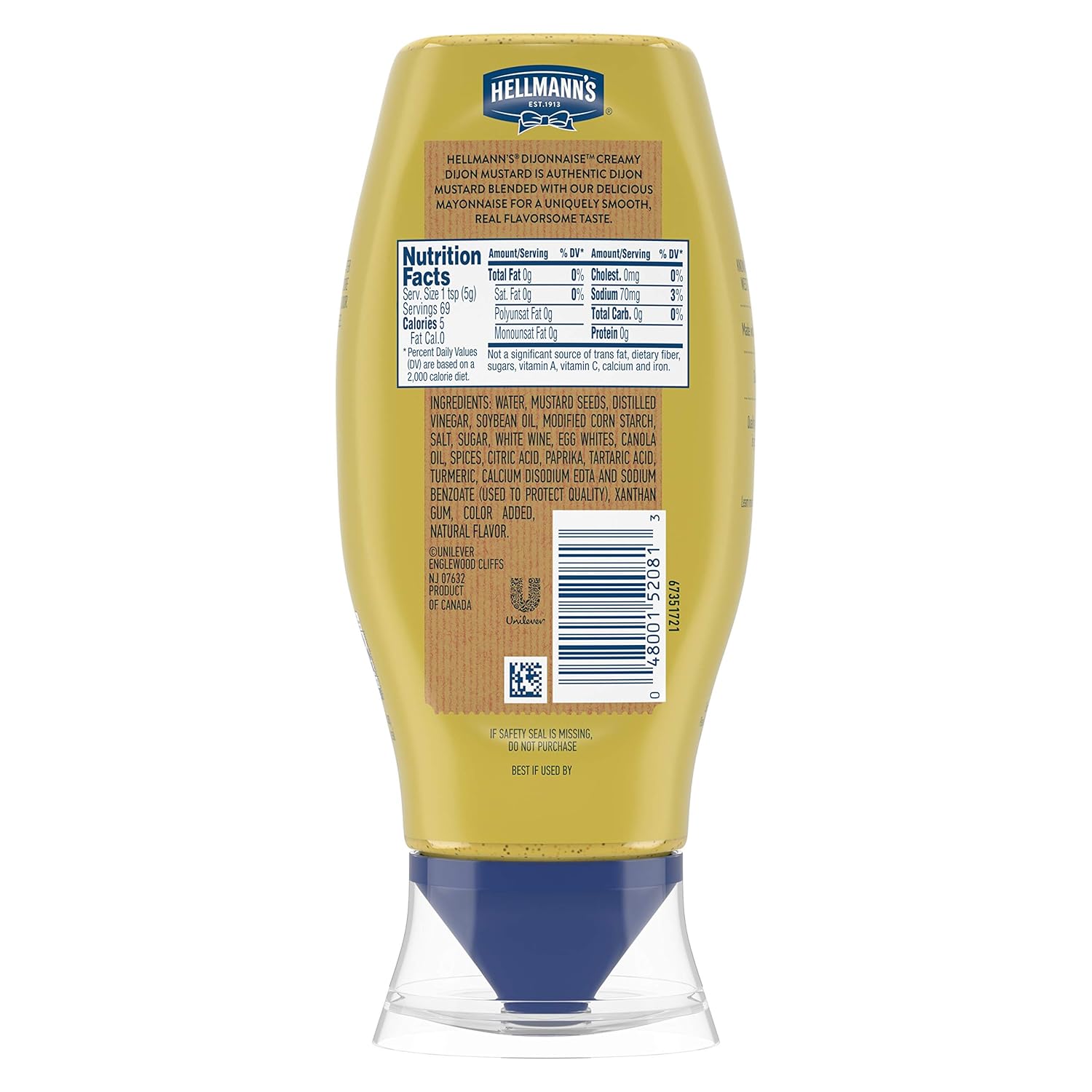 33 Dijon Mustard Nutrition Label Labels Database 2020