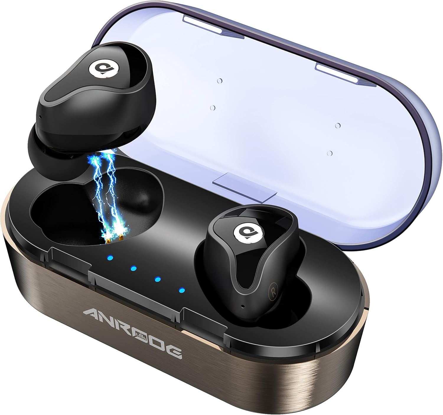 Amazon.co.jp： ANROOG ワイヤレスBluetoothイヤホン A8 Bluetooth 5.0 真のワイヤレスイヤホン 35