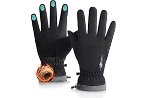 rivmount Winter Waterproof Ski Snow Warm Gloves for Women Men, Windproof Cold Weather Thermal with Touchscreen Fingers, for Running Driving Cycling Hiking Biking Outdoor Sports Daily Work