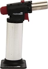 MasterClass Blow Torch Refillable Kitchen Gas Torch with Adjustable Flame view 1