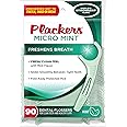 Plackers Micro Mint Dental Flossers, 90 Count (Pack of 6)
