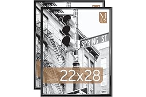 MCS Trendsetter Poster Frame (2 Pack), 22"x28", Black