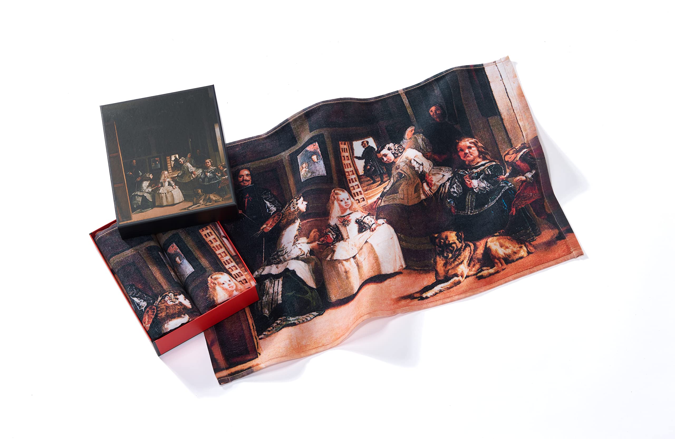 Musearta GT2-DV-LM-V433090 Unisex Guest Towels with Las Meninas by Artist Diego Velázquez Cotton 40 x 60 cm Set of 2