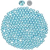 Novani Hotfix Rhinestones, Aquamarine Flatback