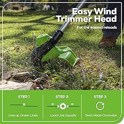 Greenworks 60V 13" Cordless String Trimmer & Leaf