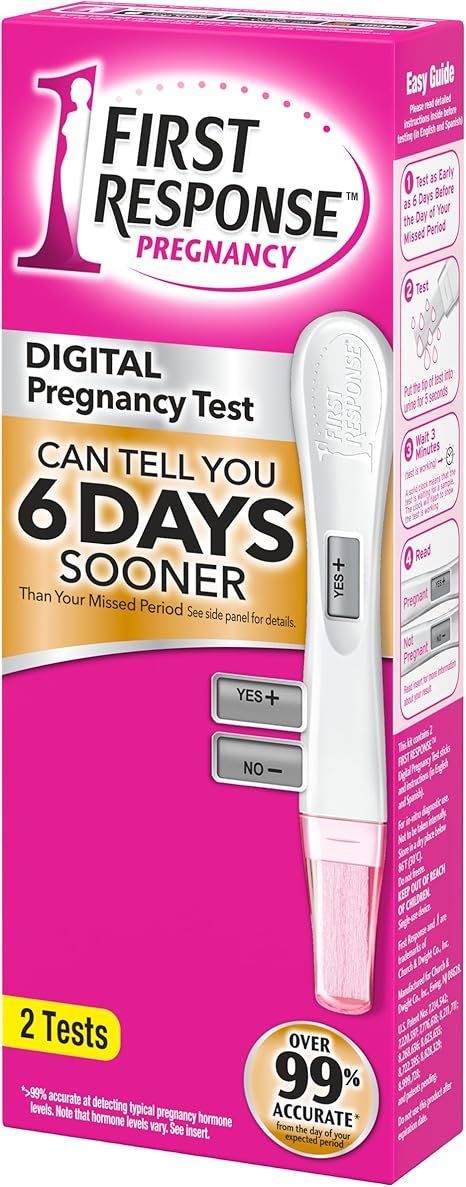 Amazon Com First Response Early Result Gold Digital Pregnancy Test Health Personal Care
