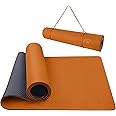 IUGA Yoga Mat Non Slip Anti-tear Yoga Mats Eco Friendly Hot Yoga Mat Thick Workout & Exercise Mat for Yoga, Pilates and Fitness (72"x 24"x 6mm)