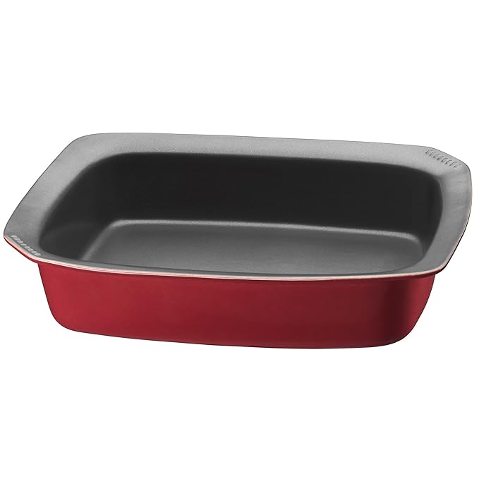 Kaiser Inspiration Braten- und Auflaufform, Keramik, antihaftbeschichtet, hitzebeständig, mikrowellenfest, stapelbar, 38 x 31