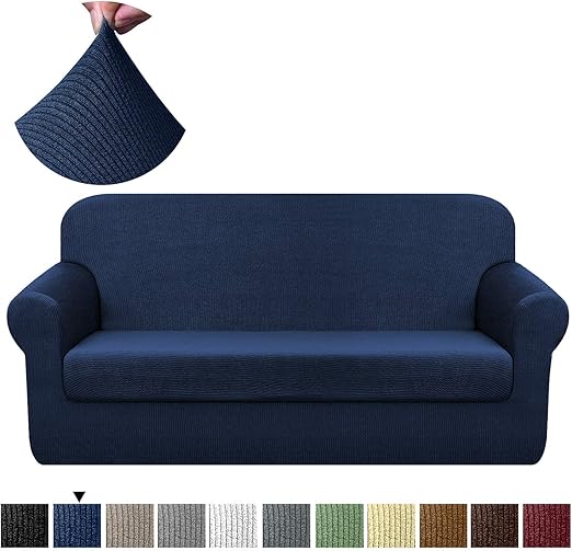 Amazon Com Chelzen Stretch Sofa Covers Living Room 2 Piece Extra