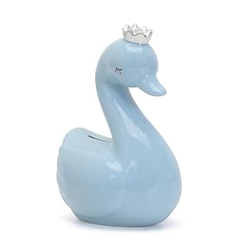 silver piggy bank for baby