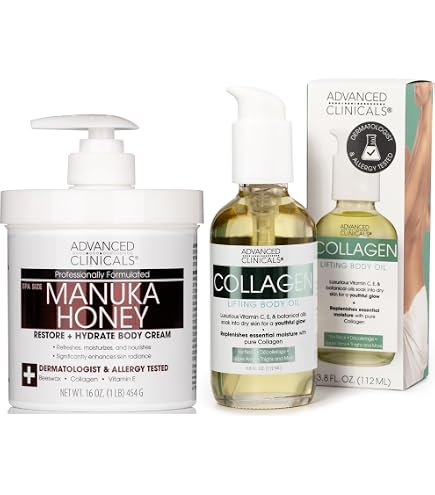 Amazon.com : Advanced Clinicals Manuka Honey Hydrating Cream +
