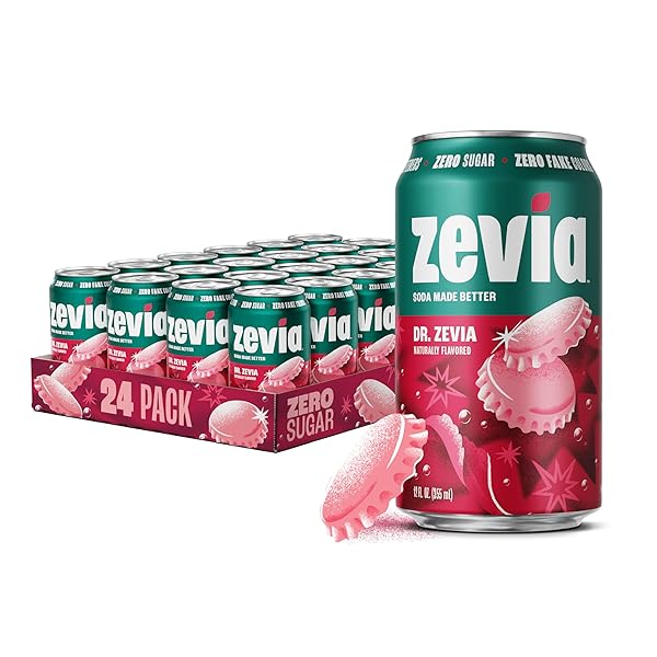 ZEVIA ZERO SUGAR SODA, DR. ZEVIA, 12 OZ...
