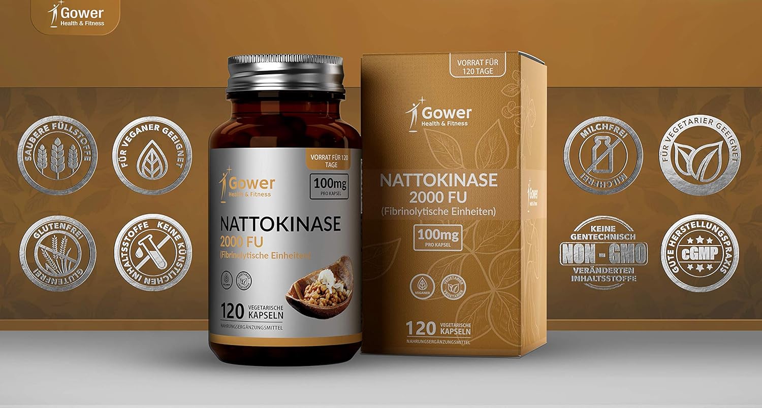 GH Nattokinase, Brown, 120 count (Pack of 1) - Image 3