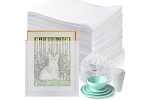 WENQUIT 12"X 12" Cushion Foam Pouches, 100 Pack Foam Wraps Pouches, Packing Cushioning Supplies Protect Dishes, crafts, Glassware and Fragile Items, Protective Packing Sleeves for Moving, Packaging, Storage