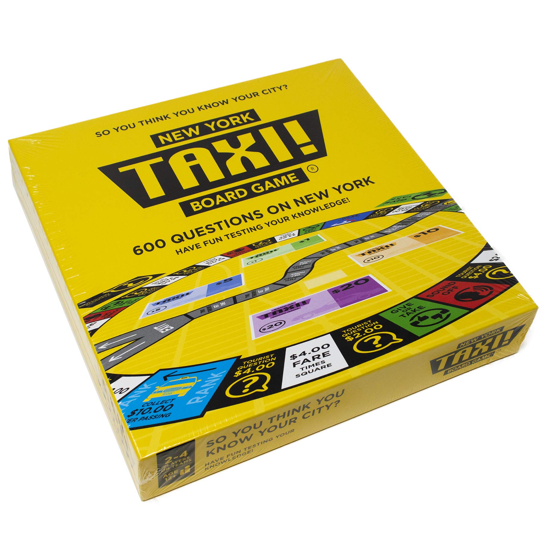 Taxi Board Game: New York City Edition, 6 Players, Ages 8+