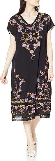 グレースコンチネンタル ワンピース フラワーカットワークワンピース レディース ブラック 日本 36 日本サイズ7 号相当 ワンピース チュニック 通販 Amazon