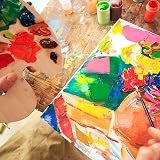 Koncci Canvas for Painting 20x20 cm 12 Pack Acid-Free Cotton Canvas Board view 8