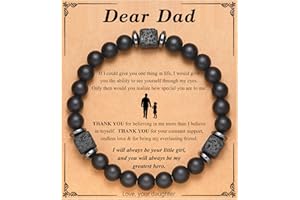 UPROMI To My Husband, Boyfriend, Son, Grandson, Dad, Grandpa, Papa, Daddy, Brother, Man, Stepdad, Uncle, Fiance, Soulmate, Nephew, Godfather Gifts, Elastic Rope Bracelet for Men Teen Boys