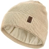 Wmcaps Winter Beanie for Men Women, Fleece Lined Beanie Soft Warm Knit Hat Ski Stocking Cuffed Cap