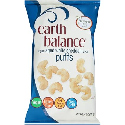 Earth Balance Vegan Aged White Cheddar Flavor, 4 Ounce