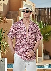 Hawaiian Shirts for Men Short Sleeve Button Down