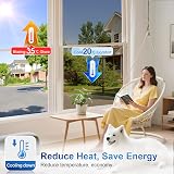 Lifetree One Way Clear Window Film Privacy Brown 60x200cm view 4