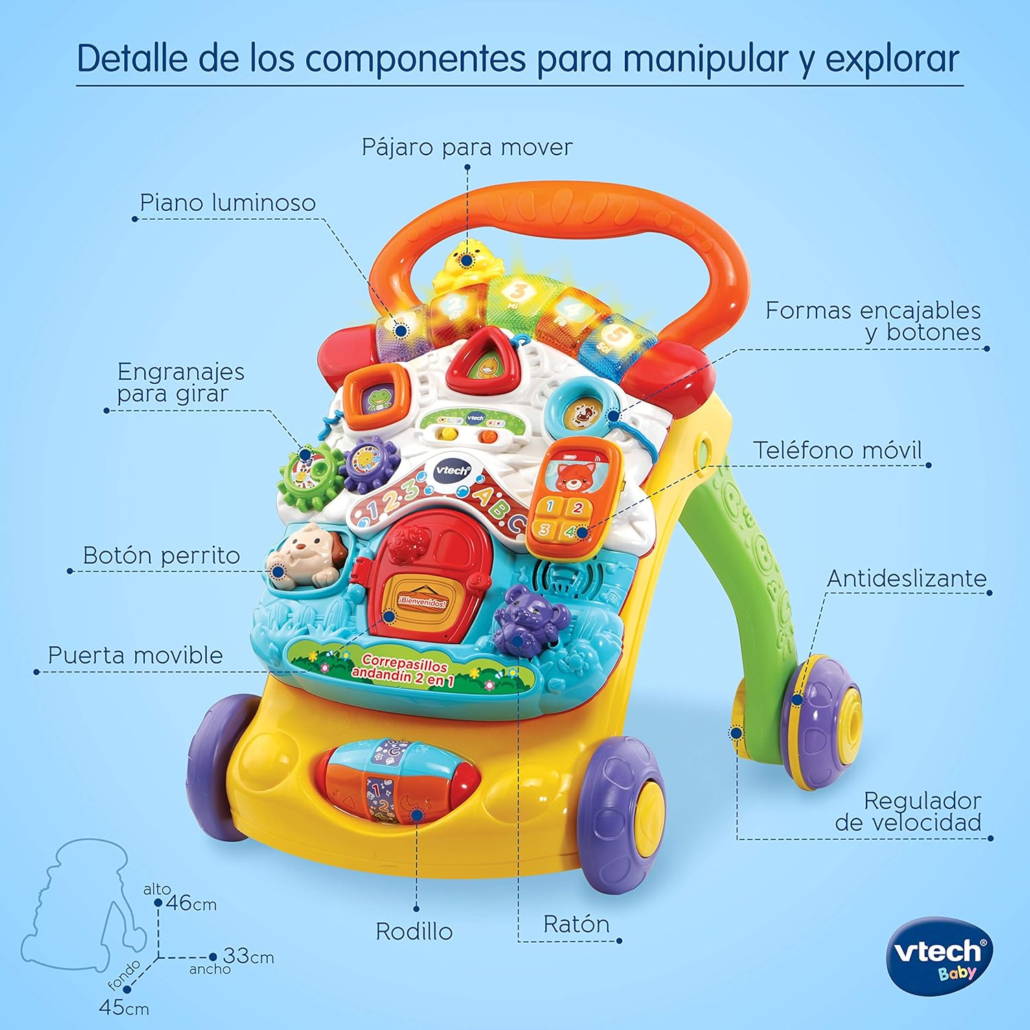 interactive baby walker