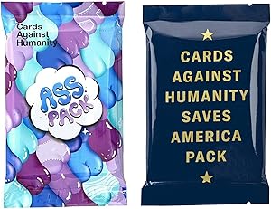 Cards Against Humanity Ass & Saves America Packs