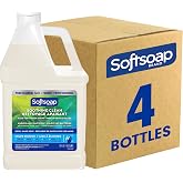 Softsoap Soothing Clean Liquid Hand Soap, Aloe Vera Fresh Scent, 128 fl oz | Paraben-Free, Phthalate-Free, Washes Away Germs, Bathroom Hand Soap, Kitchen Hand Soap, Daily Handwashing, Gentle on Hands