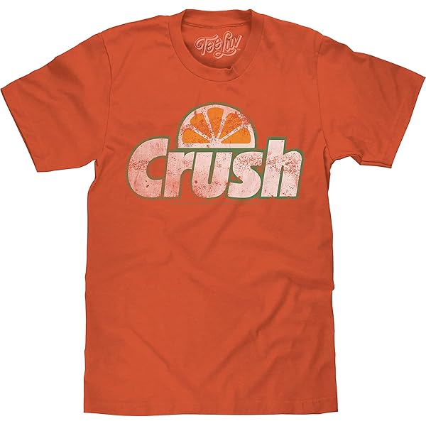 Amazon.com: Tee Luv Men's Orange Crush Tie Dye T-Shirt - Faded