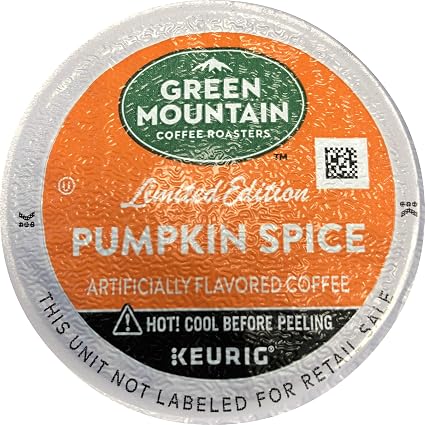 Green mountain coffee keurig brewed pumpkin Spice k-cups 12ct (099555087581)