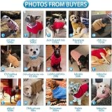 Mihachi Turtleneck Dog Jumper - Cable Knit Coat with Leash Hole, 7 Colors view 7