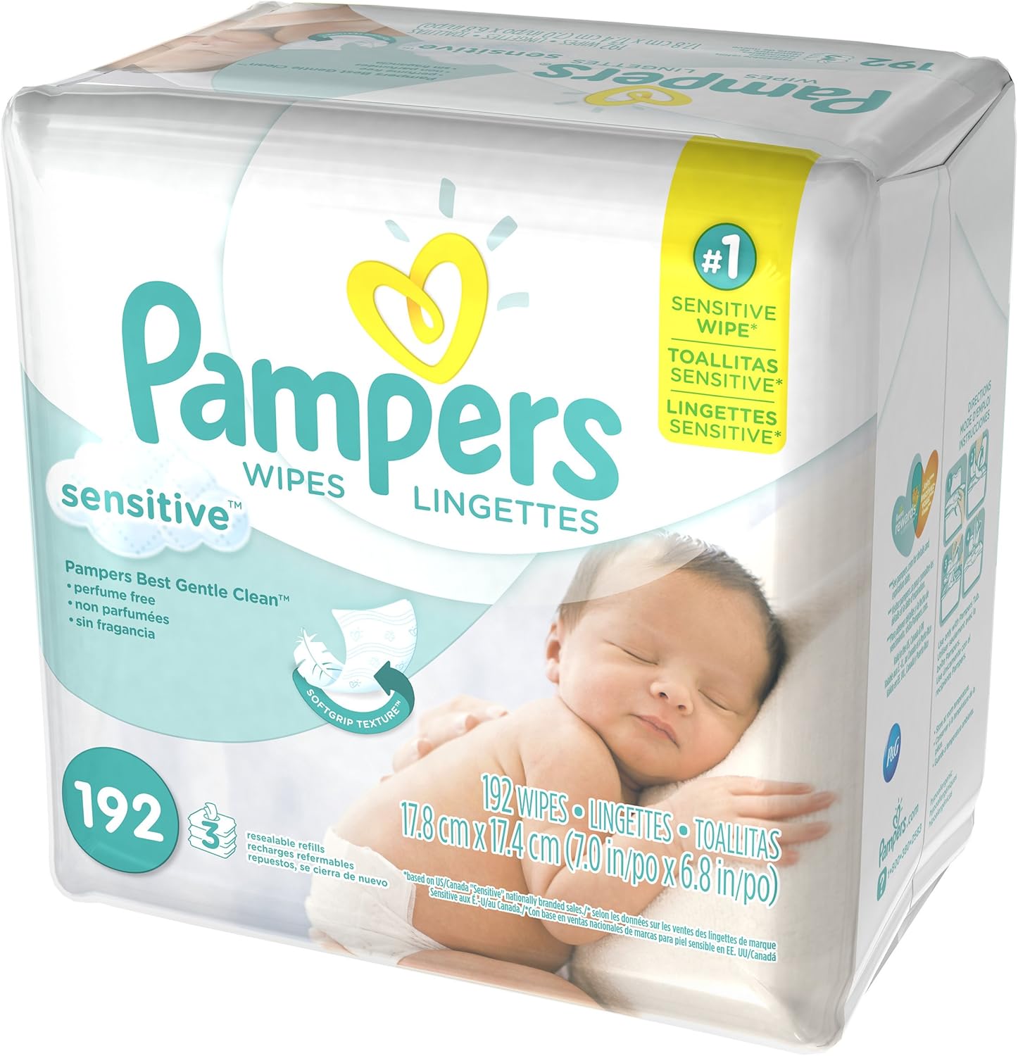 pampers sensitive wipes canada