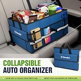 K KNODEL Car Boot Organiser Small Blue Storage Box and Bag view 2