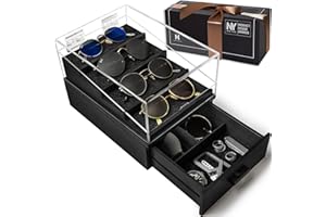 Holme & Hadfield Display Your Sunglasses with Premium Sunglasses Organizer – Sunglasses Storage and Display Stand