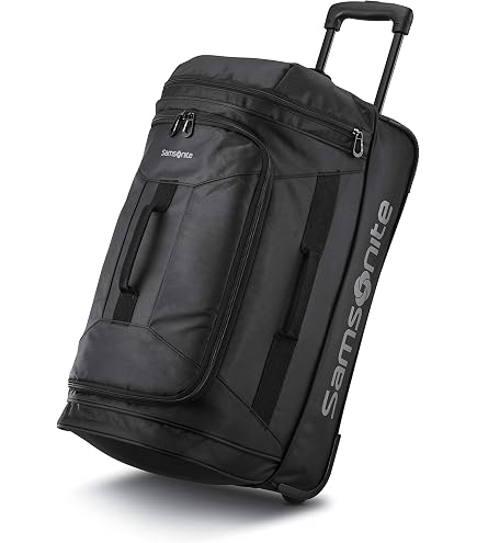 Amazon.com | Samsonite Ripstop Wheeled Rolling Duffel Bag, Blue