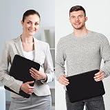 RAINYEAR 14 Inch Laptop Sleeve Case with Soft Lining Black 15 Inch MacBook Air view 7
