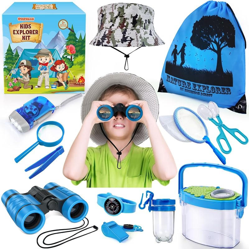 ESSENSON Bug Catcher Set Kids Explorer Kit Outdoor Adventure Toys 4-8
