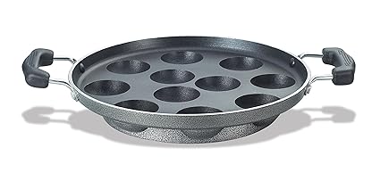 Prestige Omega Select Plus Residue Free Non-Stick Paniyarakkal, 25cm,Black