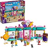 LEGO Friends Heartlake City Candy Store Building Toy - Pretend Playset for Kids, Girls & Boys, Ages 6+ - Gift for Birthdays - W/ 2 Minidolls, a Micro-Doll, and a Cat Figure - 42649