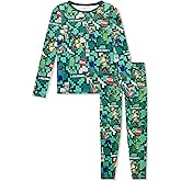 Cuddl Duds Boys Thermal Underwear Set - Spiderman, Pokemon, Minecraft, Super Mario Designs - Kids Long John Base Layer