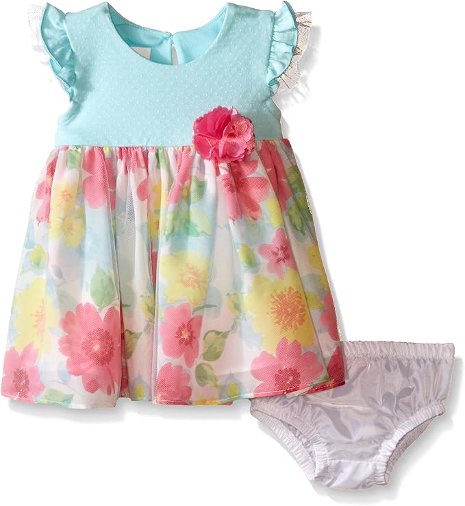 Bonnie Baby Girl's Floral Dress Clothing