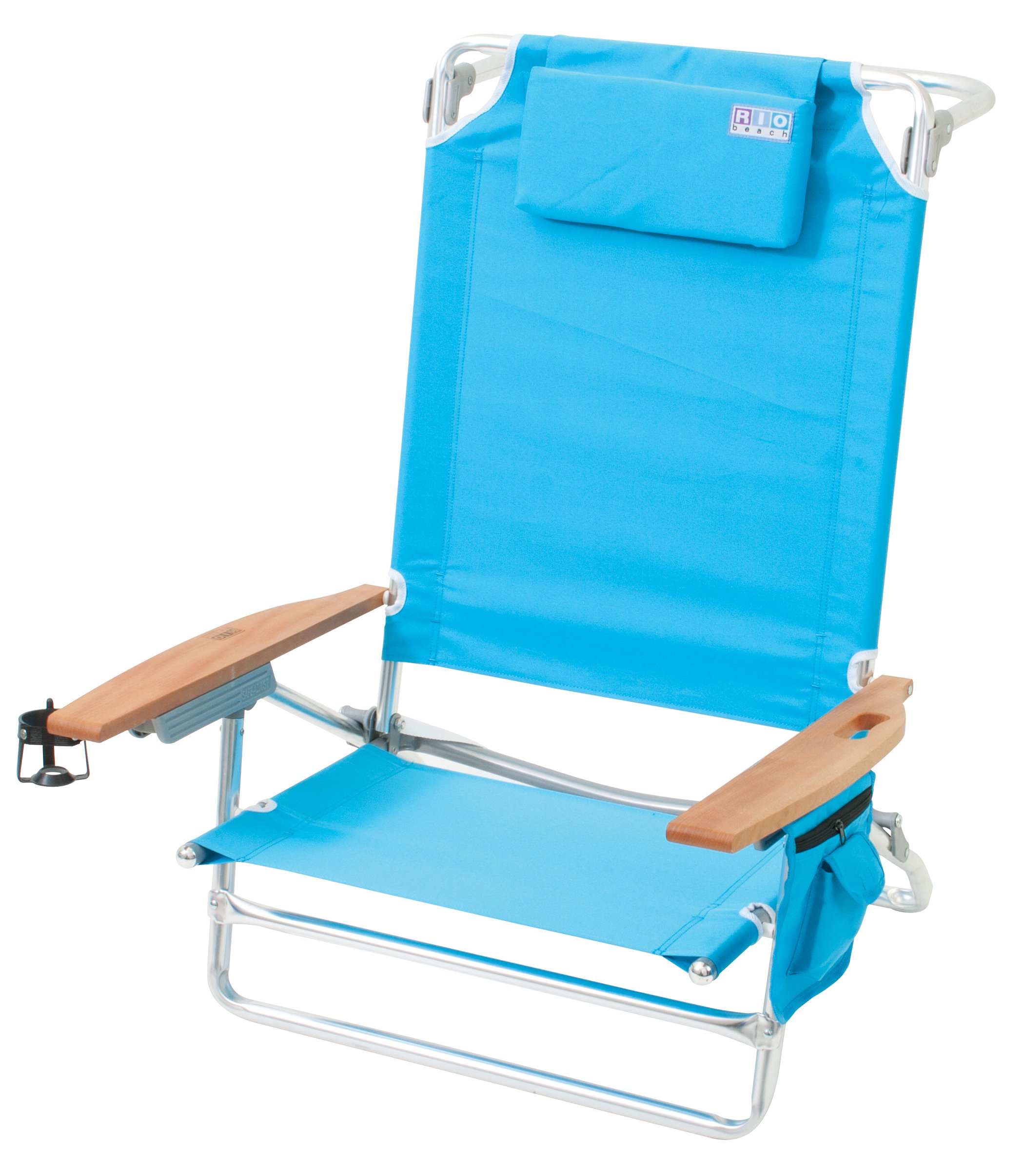 Rio Beach Big Kahuna Extra Large Folding Beach Chair, Turquoise