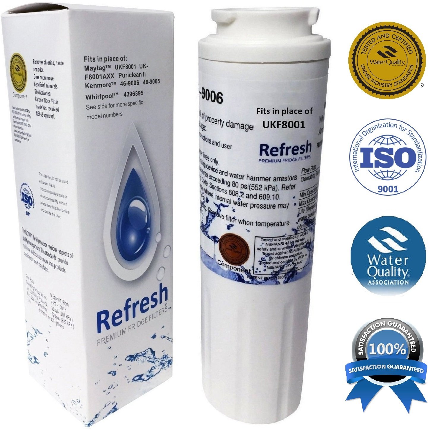Maytag UKF8001 PUR Water Filter Replacement by Refresh for UKF8001AXX