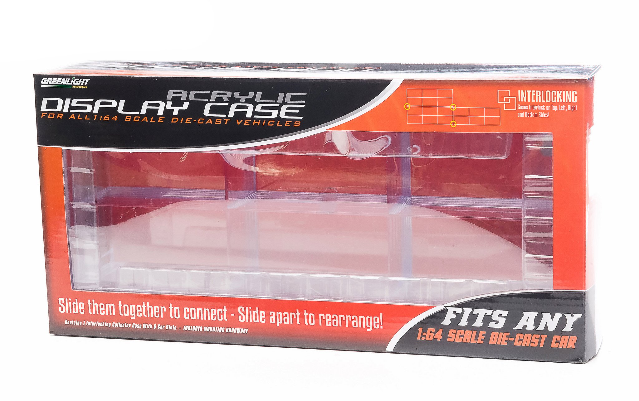 Greenlight 55012 6 Car Connecting Acrylic Display Case